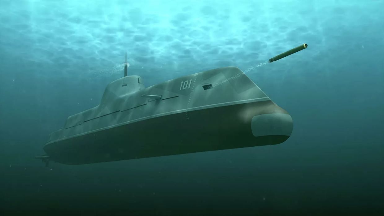 Stealth warship-submarine hybrid unveiled in Russia
