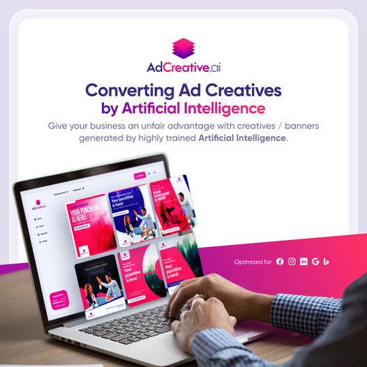 Create better Ad using Artificial Intelligence — AdCreative.ai, Keep away Graphic designer.