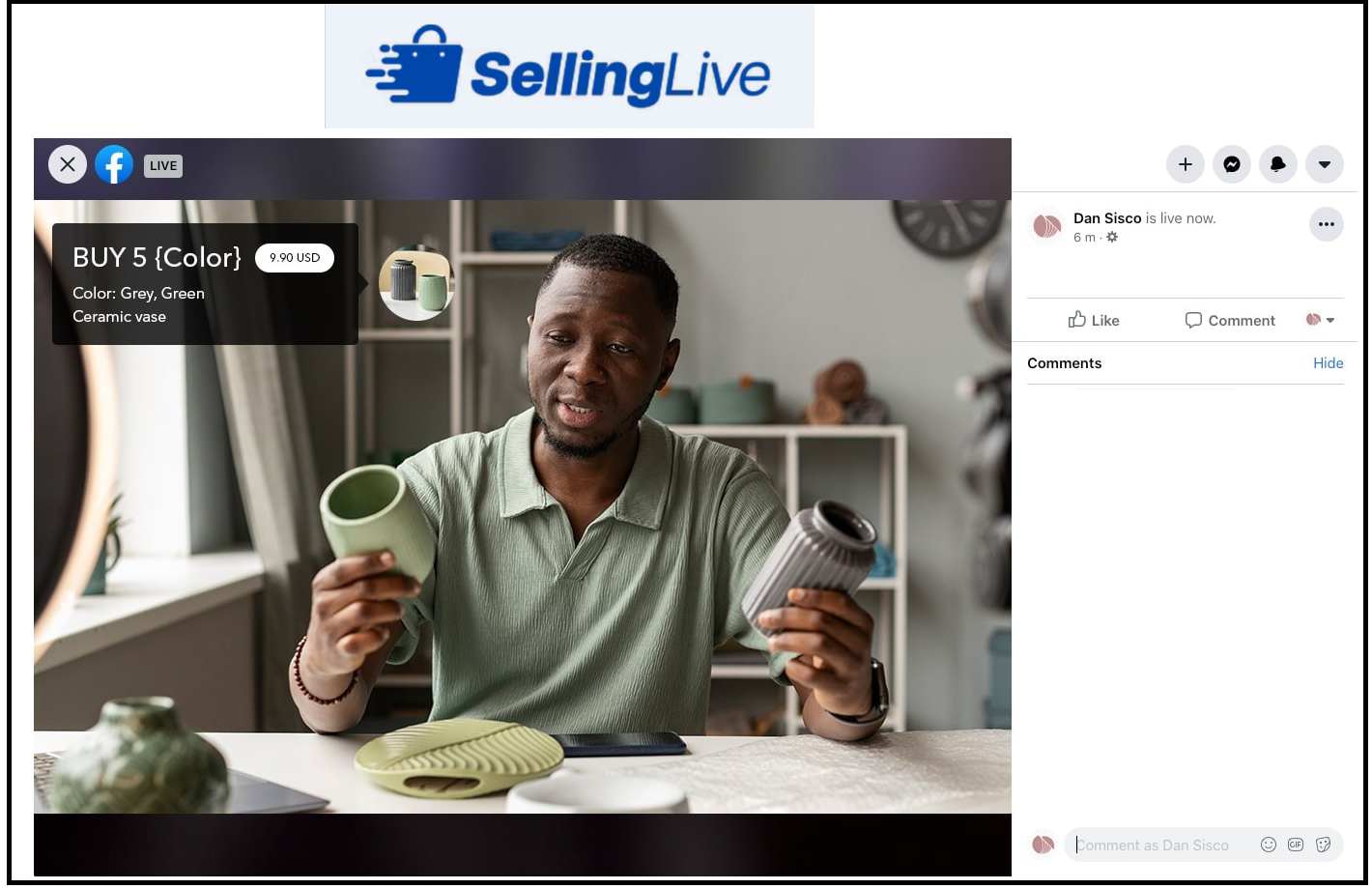 Selling Live — Here is a Tool to sell Live Via facebook, Grab it now.